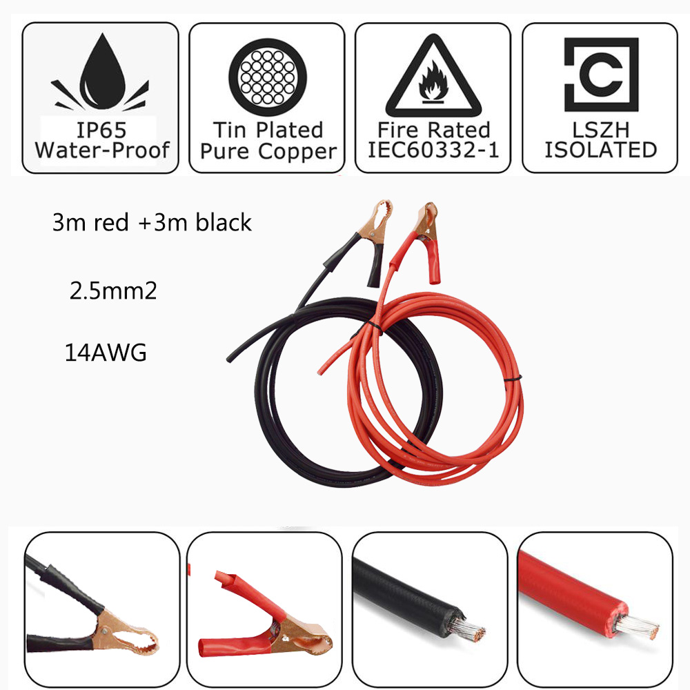 Solar System Accessories 10A/20A/30A 12V 24V PWM Solar Charge Controller+Battery Connection PV Cable+Connector+Mounting Bracket