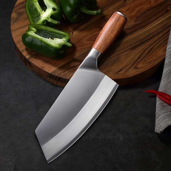 8-inch Chinese Kitchen Knife Stainless Steel Meat Cleaver Chopping Knife Chef Knife