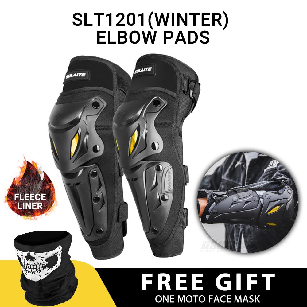 Coudières et coudières de Moto pour hommes et femmes, équipement de Protection pour motocyclistes, Motocross, vtt: 1201 Elbow Winter