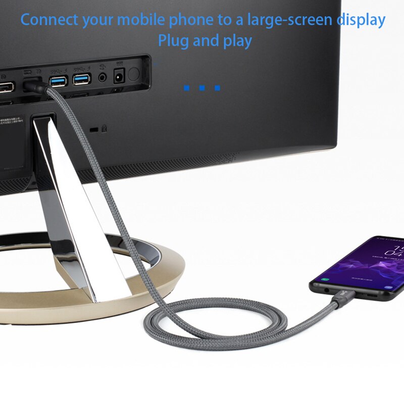 USB-C Cable 3.1 Gen 2 - 1M/3ft - 20Gbps Data Transfer - 100W Power Delivery PD - E-Marker Chip