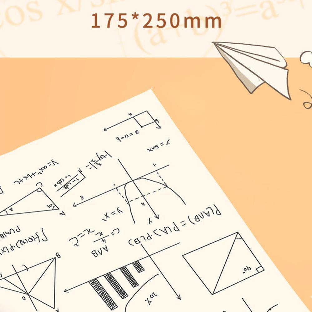 A4 Notebook Blank Inner Page Graffiti Draft Sketchbook Beige 40 For Sketching Thickened Note Painting Paper Pages L7Z0