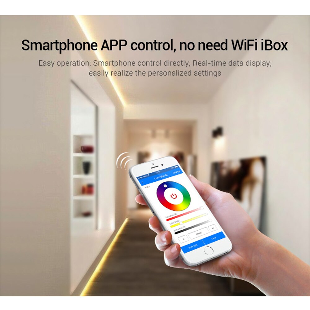 Milight WL5 2.4G 15A 5 IN 1 WiFi Alexa Voice wi fi LED Controller For Single color CCT RGB RGBW RGB+CCT Led Strip light