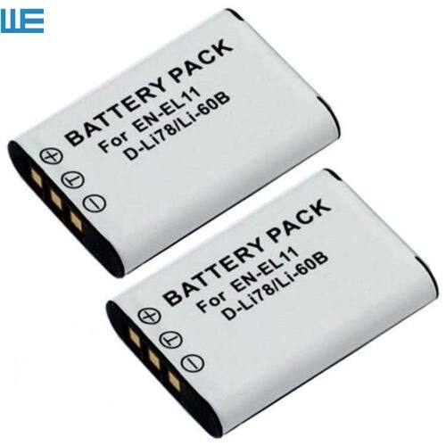 D-LI78 DLI78 EN-EL11 EL11 Battery for Pentax Optio S1 M50 M60 V20 W60 L50 W80.