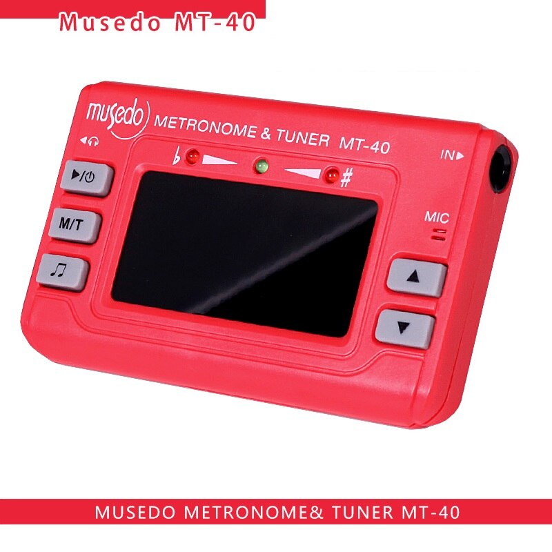 Musedo mt -40 3 in 1 metronoom + tuner + toongenerator gitaar/bas/viool/ukelele