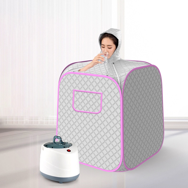 Portable Steam Sauna Room Machine Bath Spa Relax Beneficial Skin Lose Calories Weight Skin Healthy Household Sauna Steaming Set