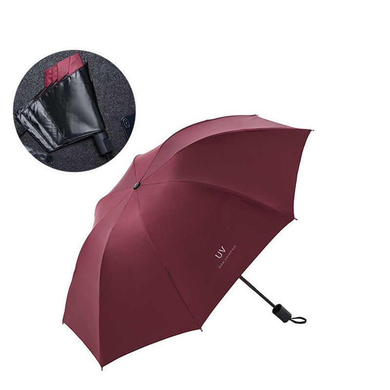 Xiaomi uv guarda-chuva dobrável à prova dwindproof água à prova de vento 8 osso guarda-chuva anti-uv dias ensolarados simples cor sólida guarda-chuva manual