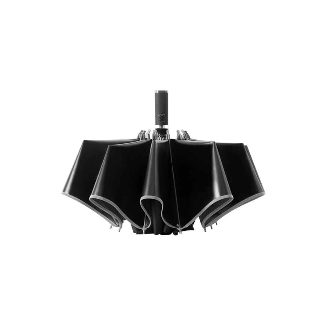 Automatic Umbrella Reverse Folding Business Umbrella With Reflective Strips parapluie guarda chuva paraguas umbrella