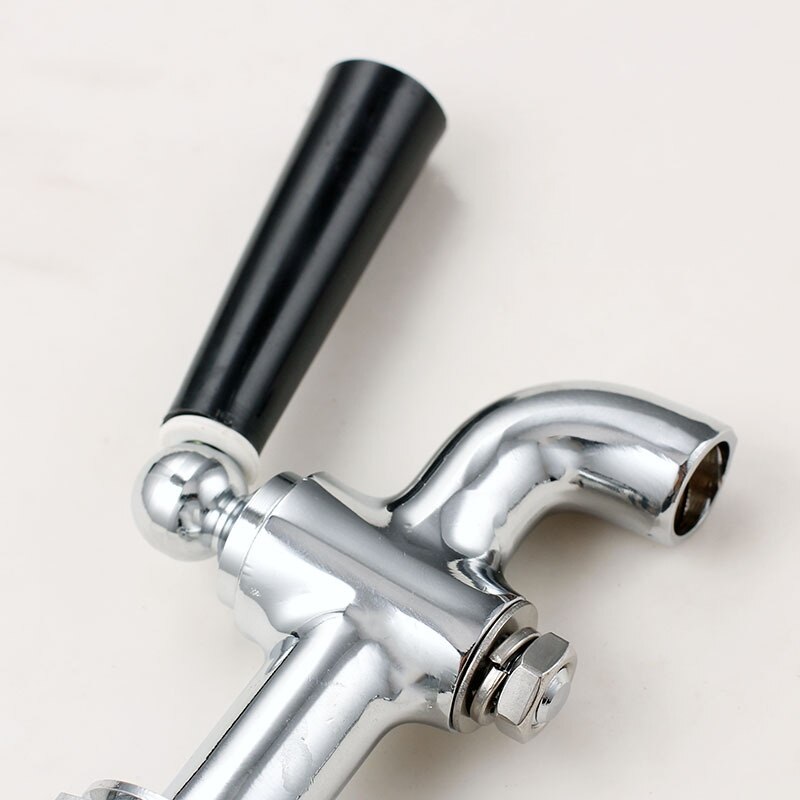 3/8 'Messing Chroom Lange Elektrische Theepot Kraan Warm Water Fles Kraan Open Emmer Water Uitloop Bibcock