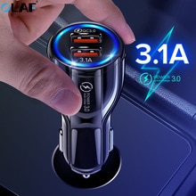 Car Charger Fast Quick Charge 3.0 Voor Iphone 11 Pro Max Redmi Note 8 Pro 7 Samsung Mobiele Telefoon Auto-Lader Dual Usb Autolader