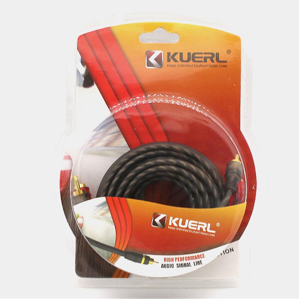 Audio Cable Copper Audio Cord Line Amplifier Braided Cable For Car Audio System