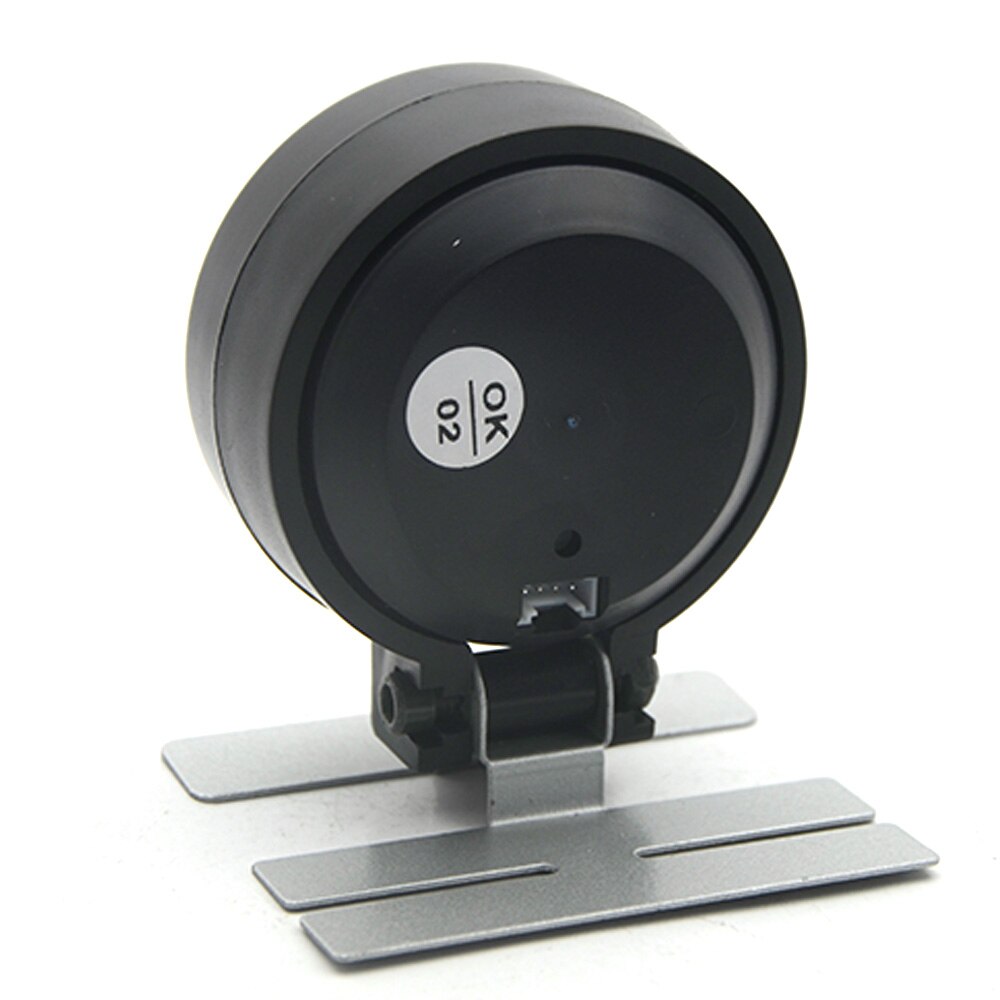 Tacómetro de cara negra para coche, voltímetro de aumento de 60MM, relación de combustible y aire, medidor EGT, presión de agua al vacío, temperatura de aceite, medidor de coche de 12V