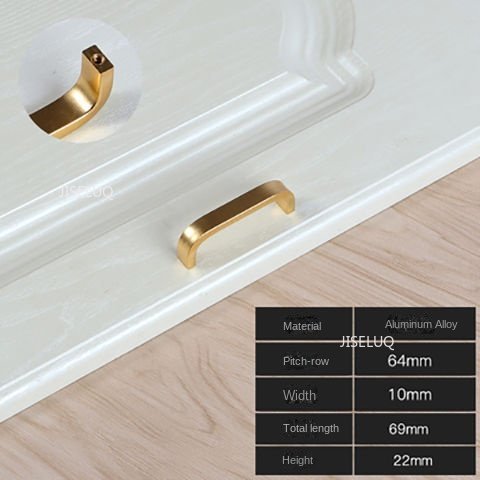 Moderne garderobehåndtak 64mm/96mm/128mm/160mm/192mm solide/hule aluminiumshåndtak kjøkkenmøbelhåndtak skuffhåndtak: Nikkel
