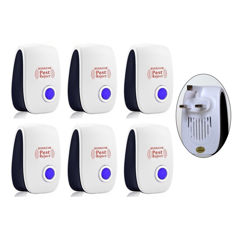 Ultrasonic Pest Repeller 6 Pack Newest Upgraded Ultrasonic Pest Repellent R9JC