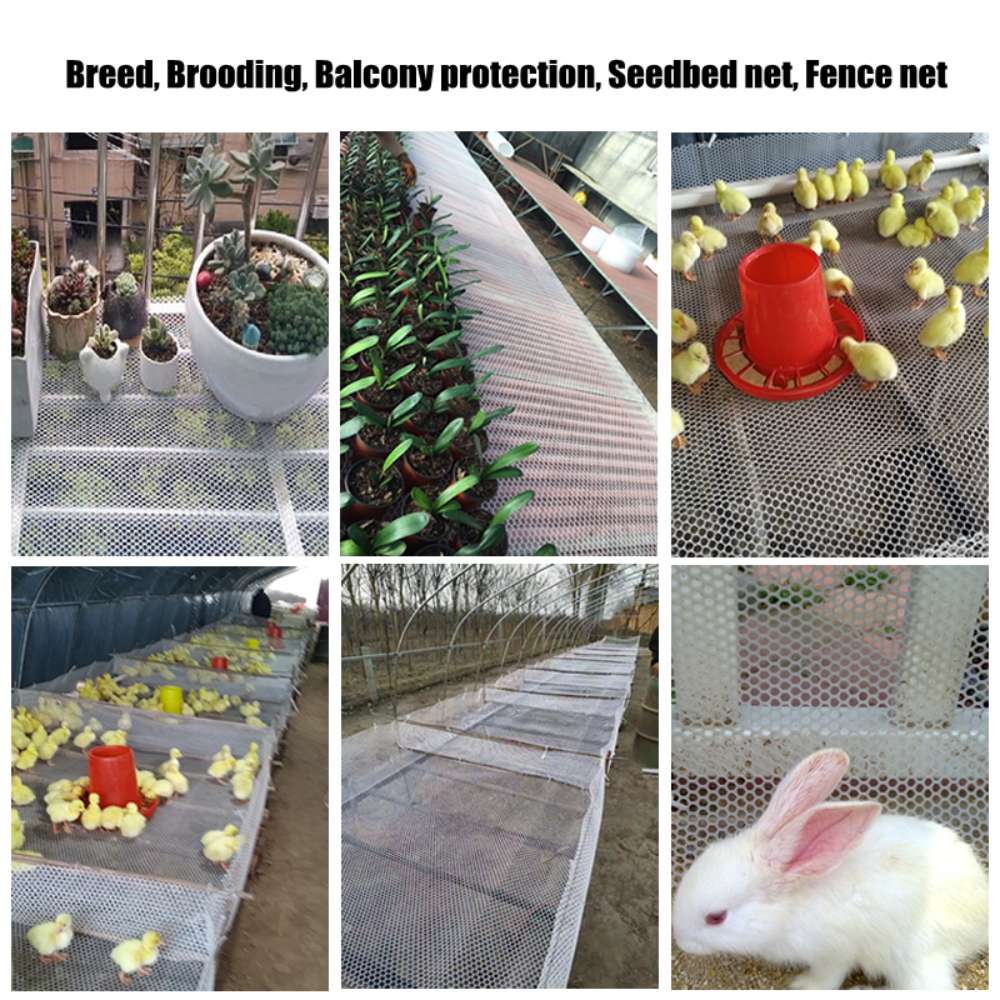 Kunststof beschermnet, tuin voor het fokken van pluimvee, balkon, kunststof beschermnet, anti-valnet
