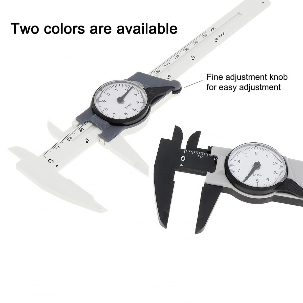 150mm Dial Caliper Vernier Caliper with Dial Indicator Stainless/Carbon Steel Gauge Measuring Tool Micrometer