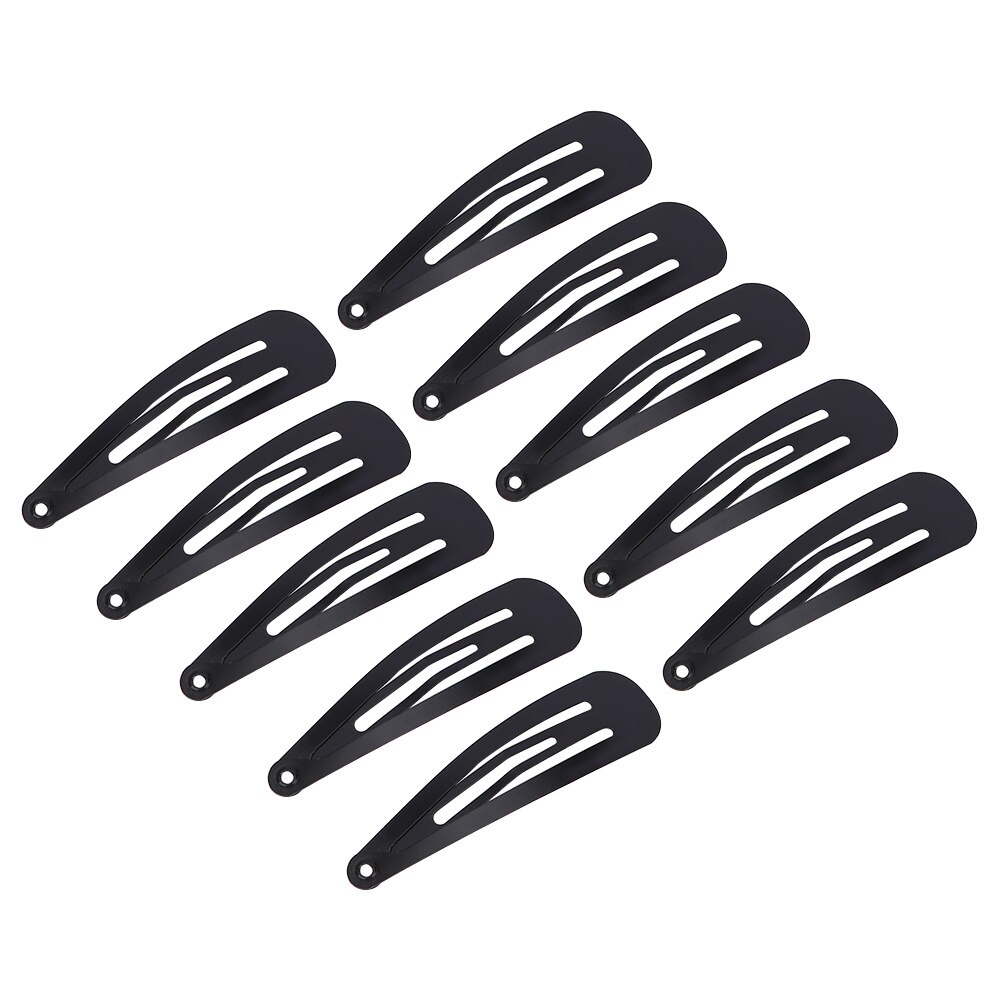 10 stuks bb haarspeldjes haarspeldjes zwarte kleur nieuwigheid meisjes basic haarspeldjes bb haarspeldjes metalen clips waterclips: Default Title