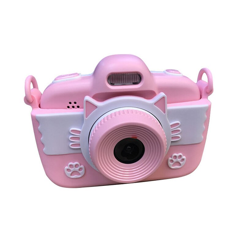 Cartoon Stijl Kinderen Fotografische Camera 3 "Dual Lens Mini Digitale Camera Voor Kinderen Speelgoed Voor Jongens Meisjes Speelgoed