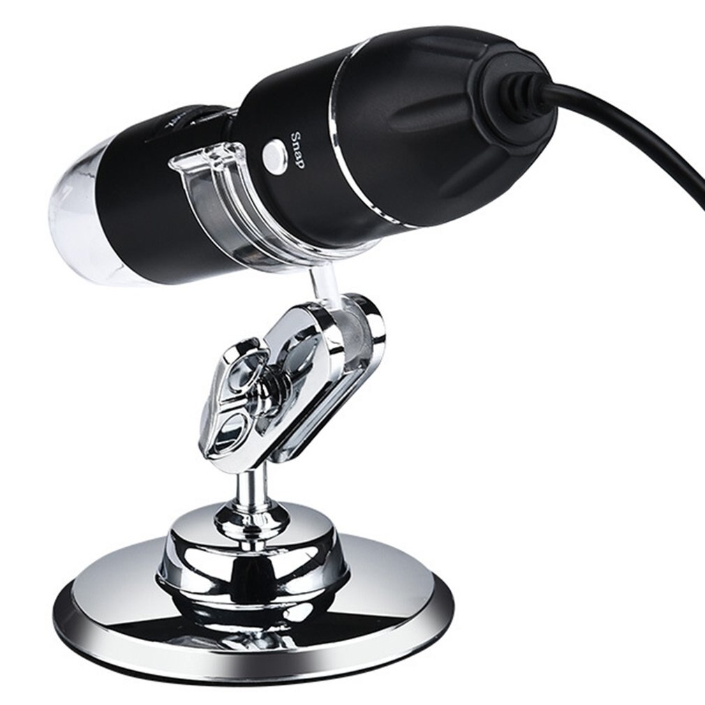 Practical Electronics 5MP USB 8 LED Digital Camera Microscope Endoscope Magnifier 50X~500X Magnification Measure