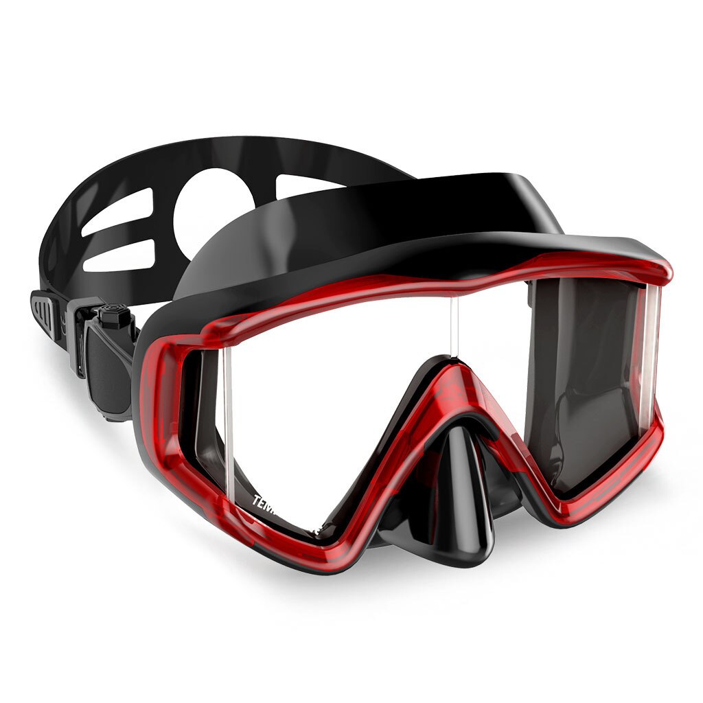 Dykker snorkel maske høj klar dykker maske snorkel hd dykker maske dykker ansigt svømmebriller vandtæt