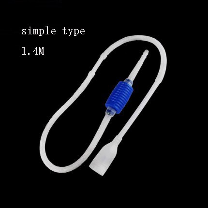 Fish tank aquarium siphon sponge filter with water valve aquarium cleaner 1pc