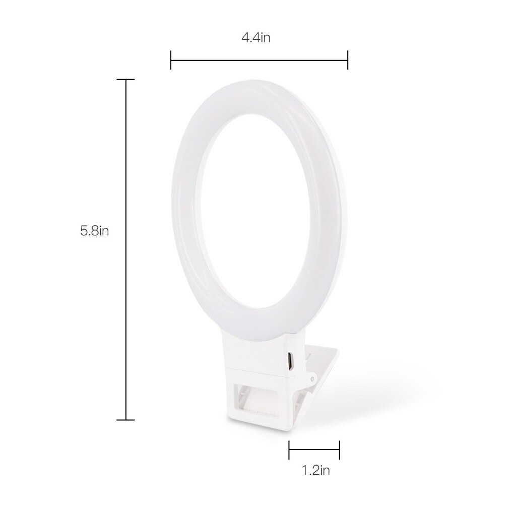 Ring Light Mobile phone Selfie Ring Flash lens beauty Fill Light Lamp Portable Clip for Photo Camera LED For Cell Smartphone