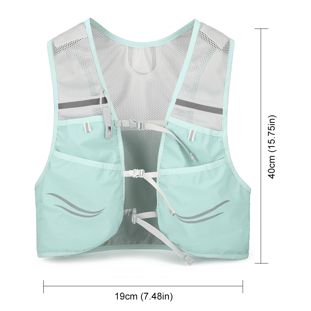 Trink-Joggingweste, ultraleicht, atmungsaktiv, für Laufen, Rennen, Trinkweste, Damen und Herren, funktionale Packung für Fahrrad, Marathon-, Wandern