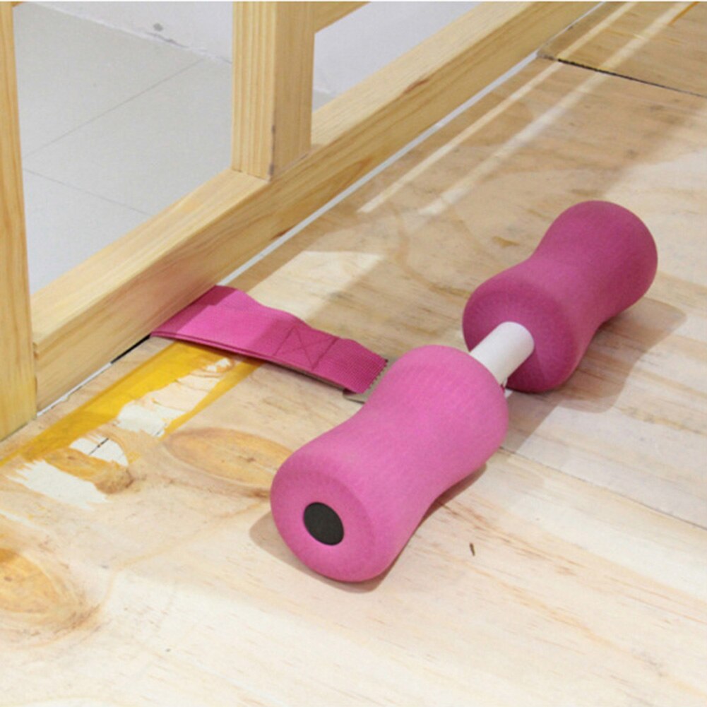Barra de sentadillas para puerta, accesorio con ancla de puerta desmontable, acolchado, ayuda para abdominales y abdominales, herramientas de ejercicio, 5 colores