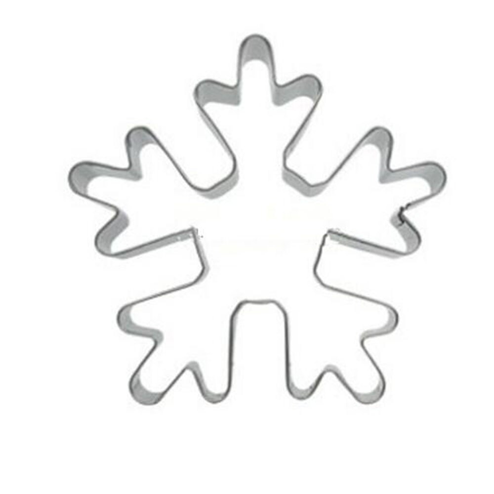 Rvs Cake Cookie Bakvormen Kerst Sneeuw Shape Mould Fondant Cookie Cutters Biscuit Mold Keukens Tool