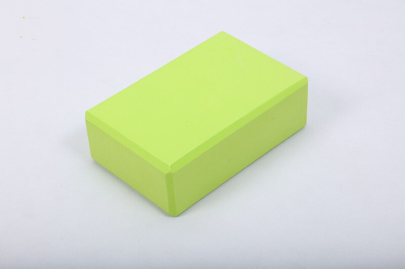Exercise Fitness EVA Gym Training Yoga Blocks Foam Bolster Pillow Cushion: Light Green