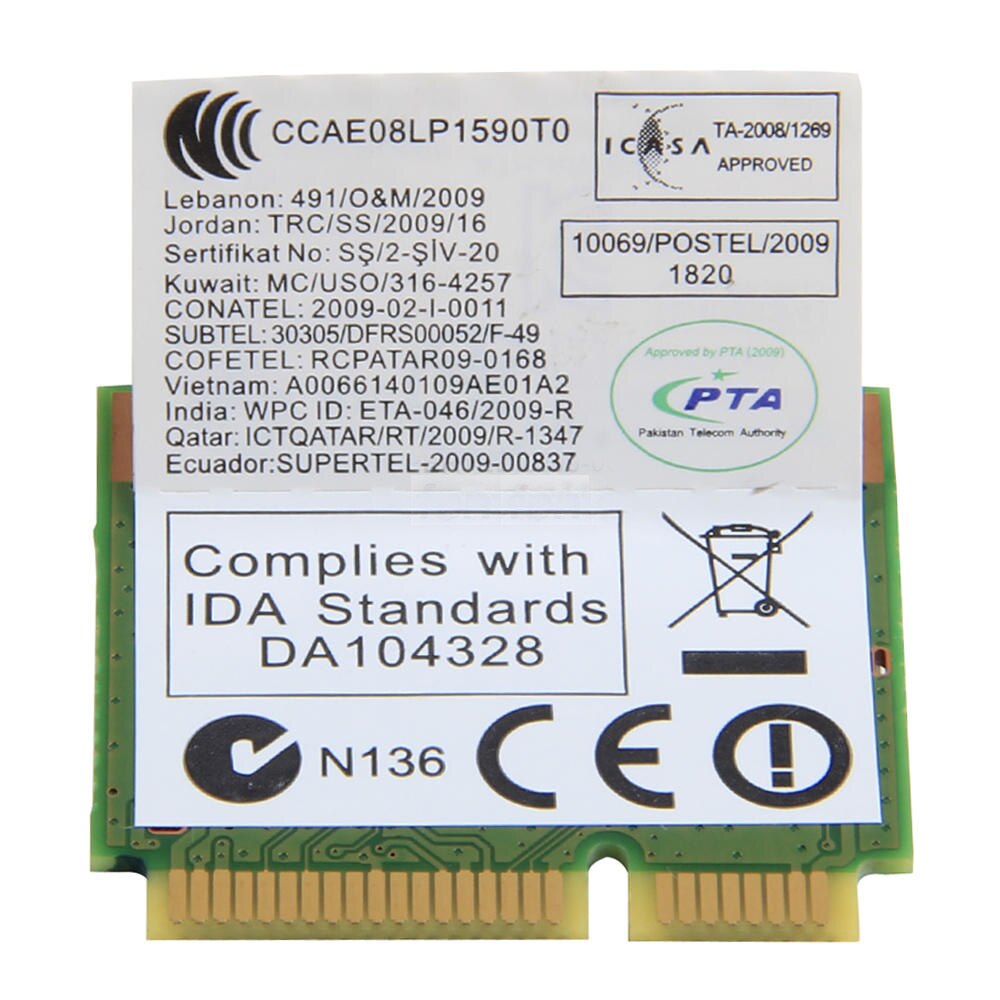 AR9285 802.11bgn carte WiFi pour Lenovo IdeaPad Z360 B460 Z475 Z575 Series, FRU 20002357