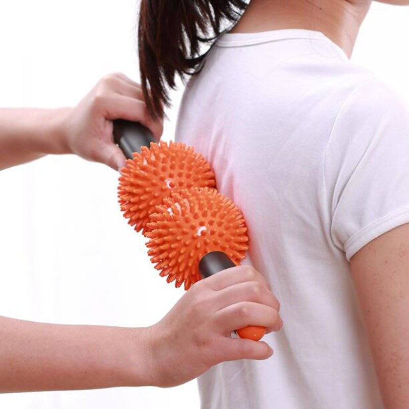 Salg massage rulle fitness massage stick meridian sundhedspleje ryg massager afslapnings massage instrument