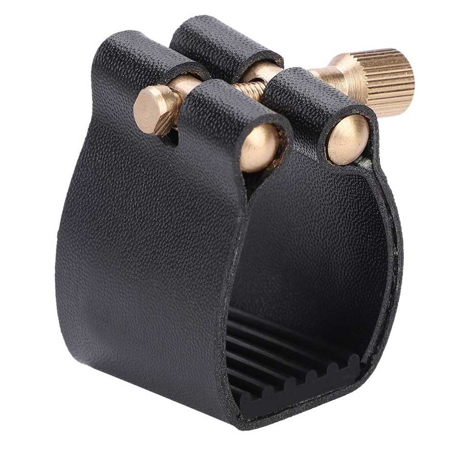 Carved Metal Alto Sax Saxophone Clarinet Mouthpiece PU Ligature & Kit