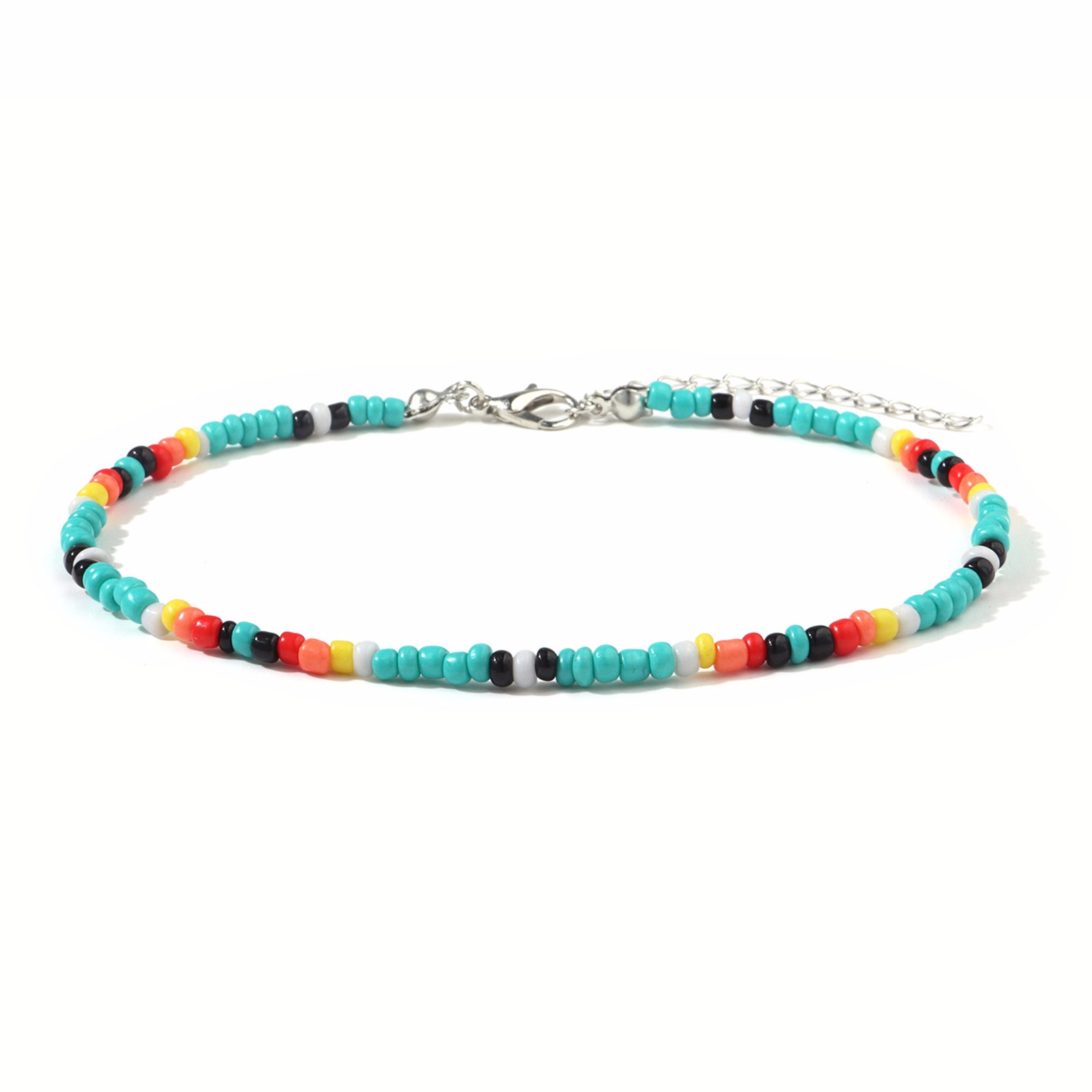 Bohemien Blume Daidy Bunte Perlen Fußkettchen Für Frauen Party Einstellbare Armbinde Auf Bein Fuß Sommer Strand Schmuck: 6