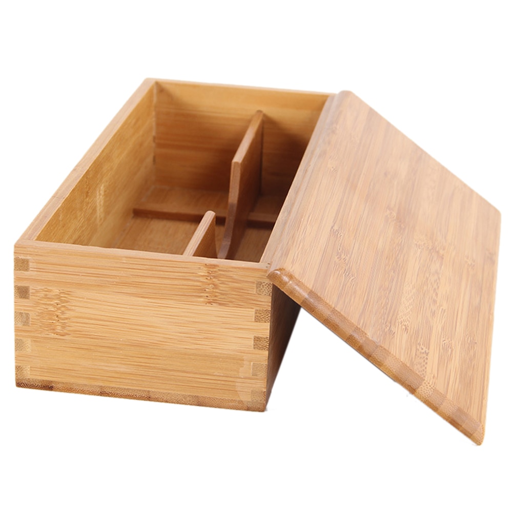 Kitchen Cutlery Storage Box Multifunctional Bamboo Chopsticks Drain Stand Chopsticks Partition Storage Rack Drawer Organizer