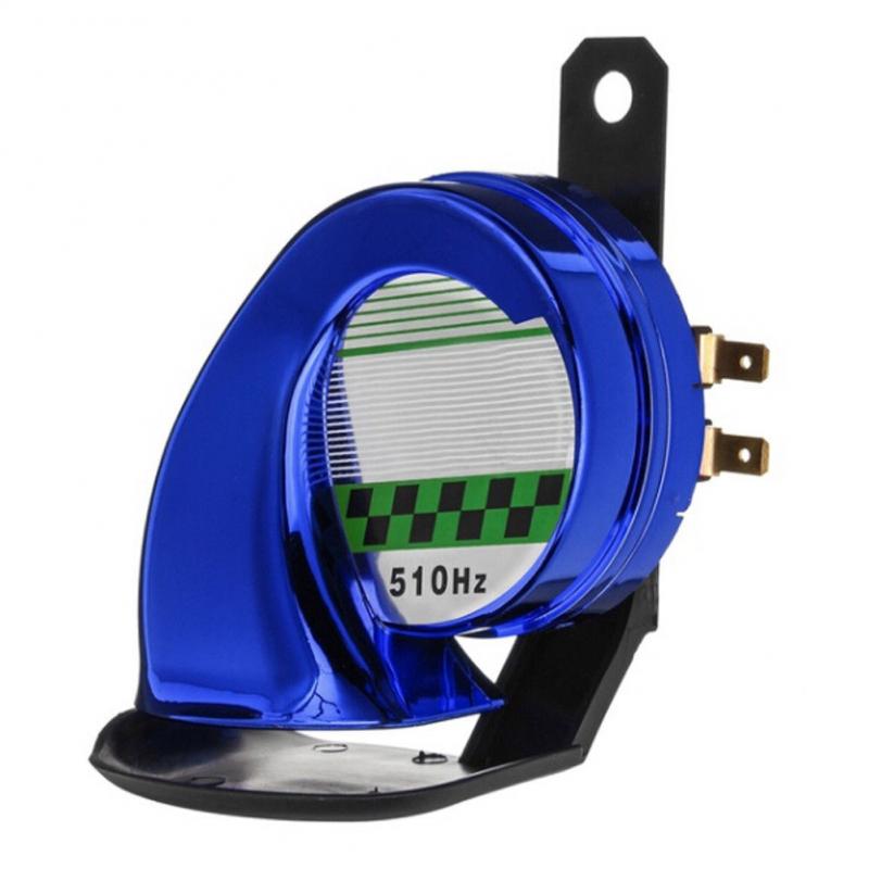 Auto Hoorn 12V 130dB Waterdicht Slak Luchthoorn Sirene Luid Geluid Voor Vrachtwagen Motorfiets Boot Auto Accessoires Auto-onderdelen: 1 PC Blue