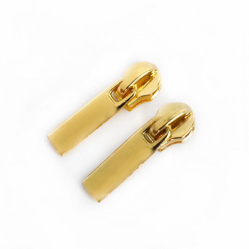 30 sztuk Meetee 6/8mm suwaki Zipper dla 3 #5 # nylonowe zamki błyskawiczne dół kurtki kieszeń Zip głowy torba zamki zestawy naprawcze DIY akcesoria: ZT140-LightGold-No3