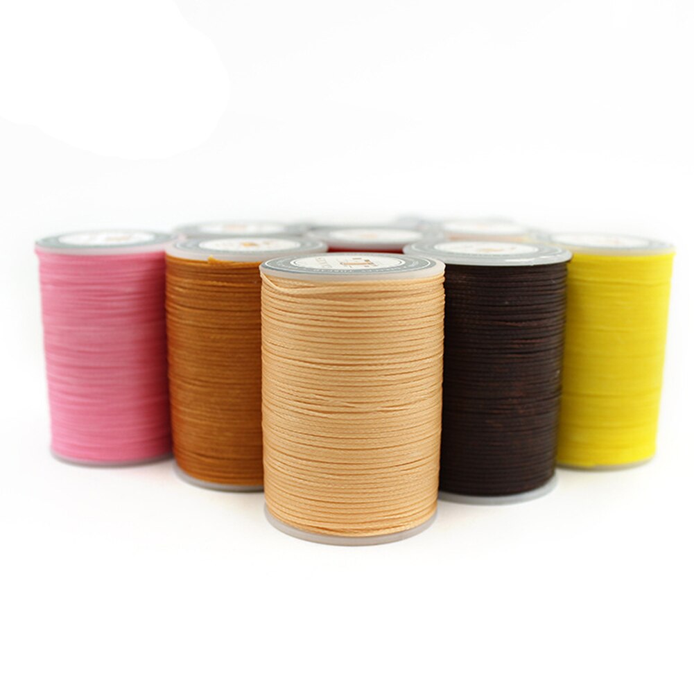 0.8mm Thread Polyester Jewellery Making Stitching Bead Accessories Crafts Waxed Cord Sewing Wire Multicolor Leathercraft