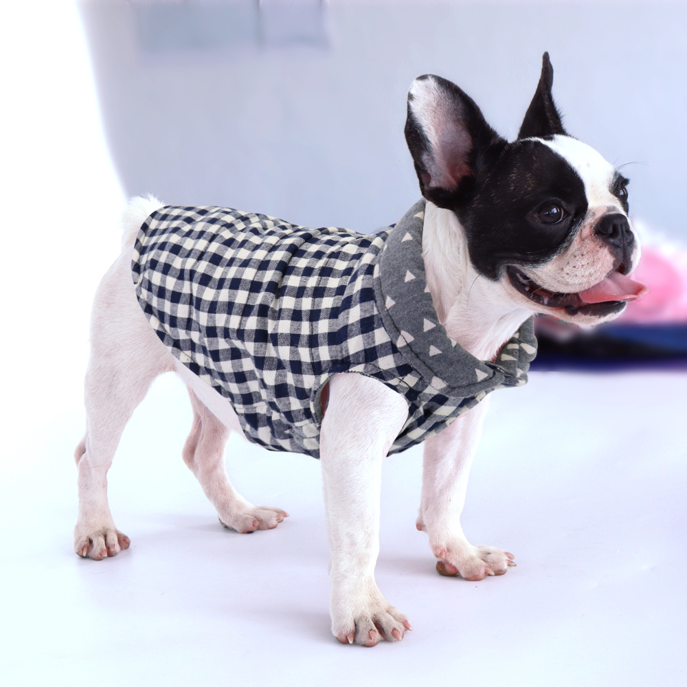 Print Franse Bulldog Kleding Kleine Hond Huisdier Kleding Product Roze Chihuahua Kleding Kostuum voor Kleine Honden Puppy Meisje Hond Jas: Black / XXL