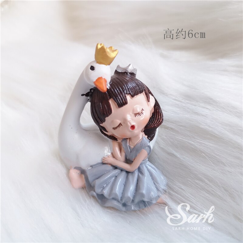 Ins Moon Star Cake Toppers Zwaan Angel Boren Rand Decoratie Voor Wedding Party Valentijnsdag Supplies Verjaardag Leuke