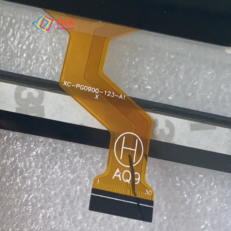 9 Inch touch screen P/N XC-PG0900-123-A1 Capacitive touch screen panel repair and replacement parts XC-PG0900-123