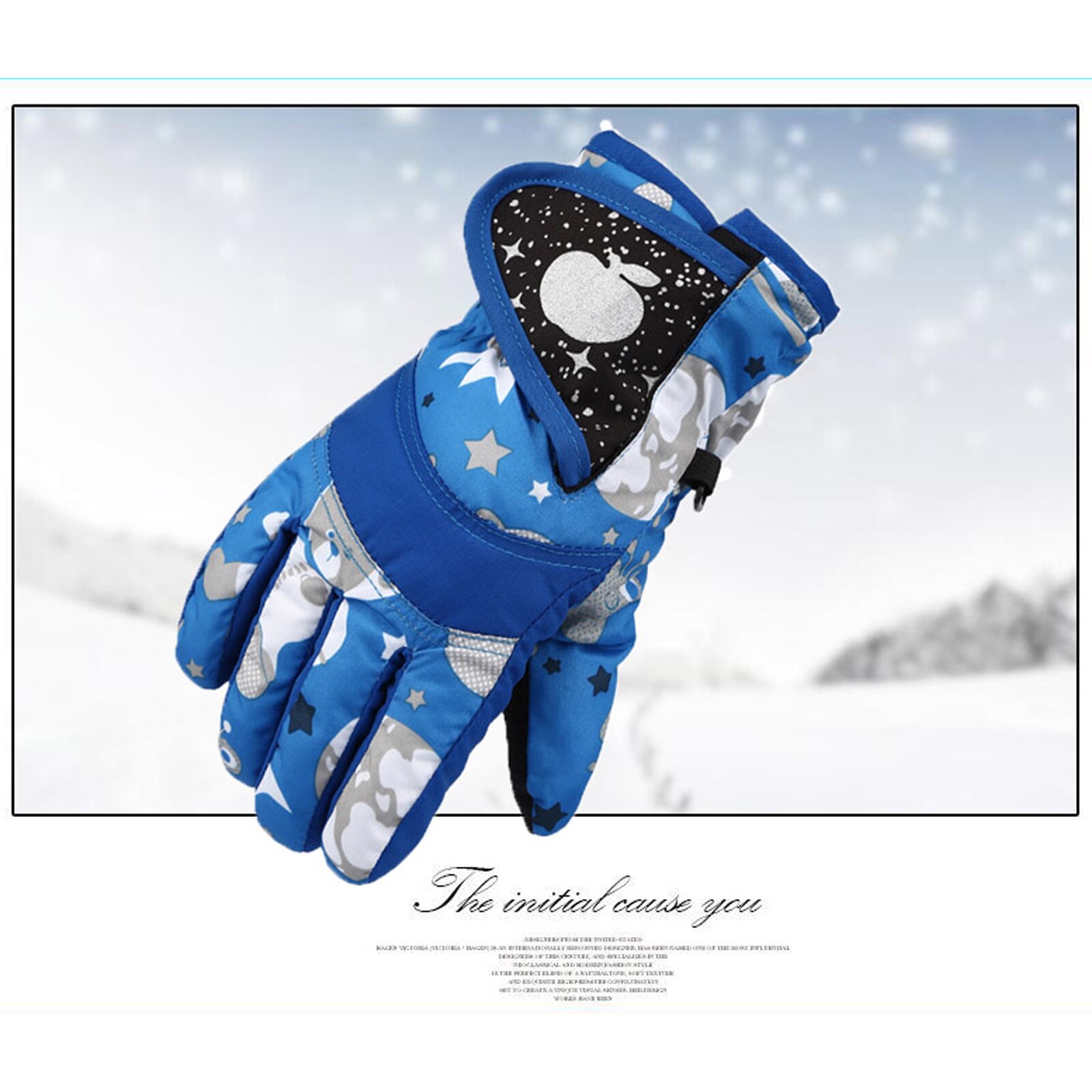 Kids Ski Gloves Snowboard Gloves Ultralight Waterproof Winter Sonw Warm Fleece Motorcycle Snowmobile Riding Cycling Gloves