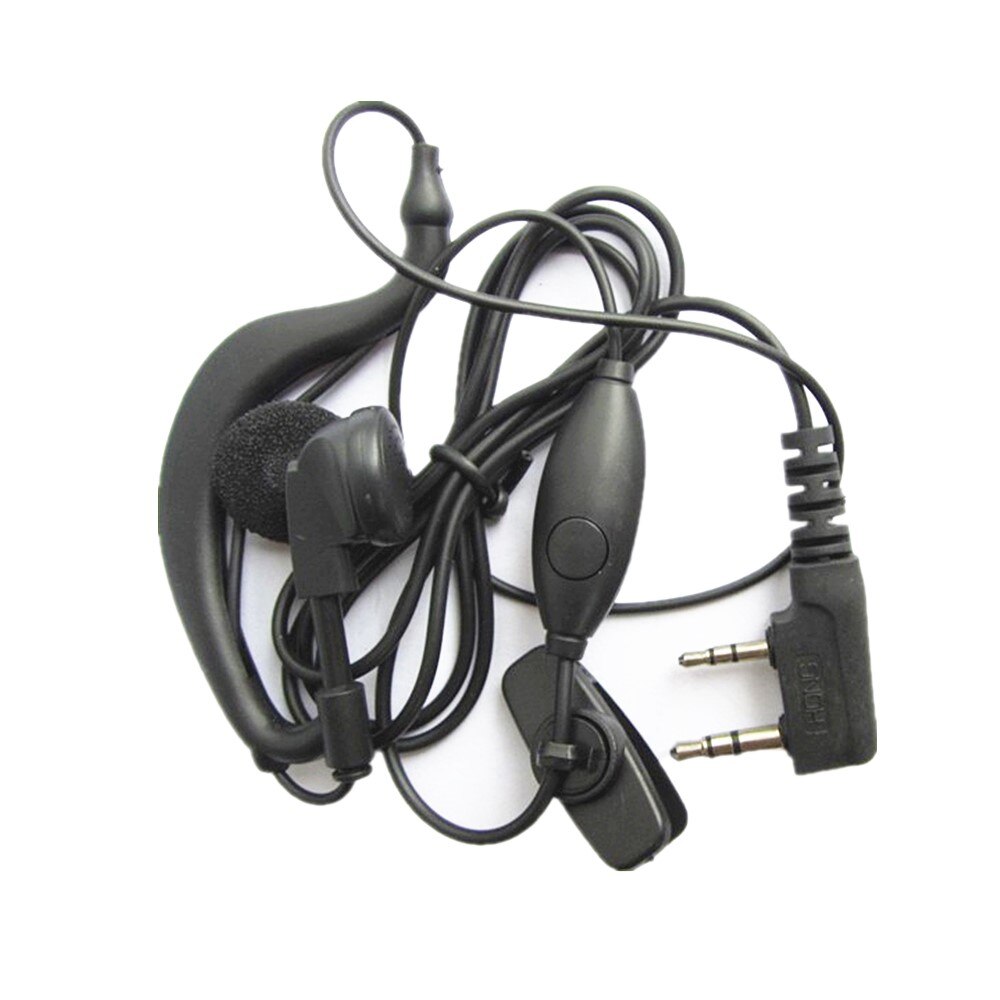 10x G Vorm Oortelefoon Headset Mic Voor Kenwood TK-273 TK-278G TK-308 TK-320 TK-340 TK-349 TK-350 TK-353 TK-360 Radio