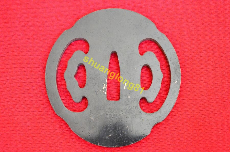 Strong Iron Steel Japanese Iron Steel Guard Tsuba For Samurai Knife Katana Sword Guard Wakizashi HandMade