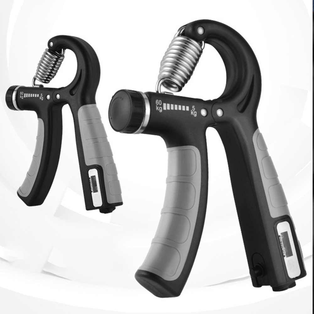 Grip Strength Device Portable Fitness Equipment Trainer Durable 5KG-60KG Countable Finger Rehabilitation Training