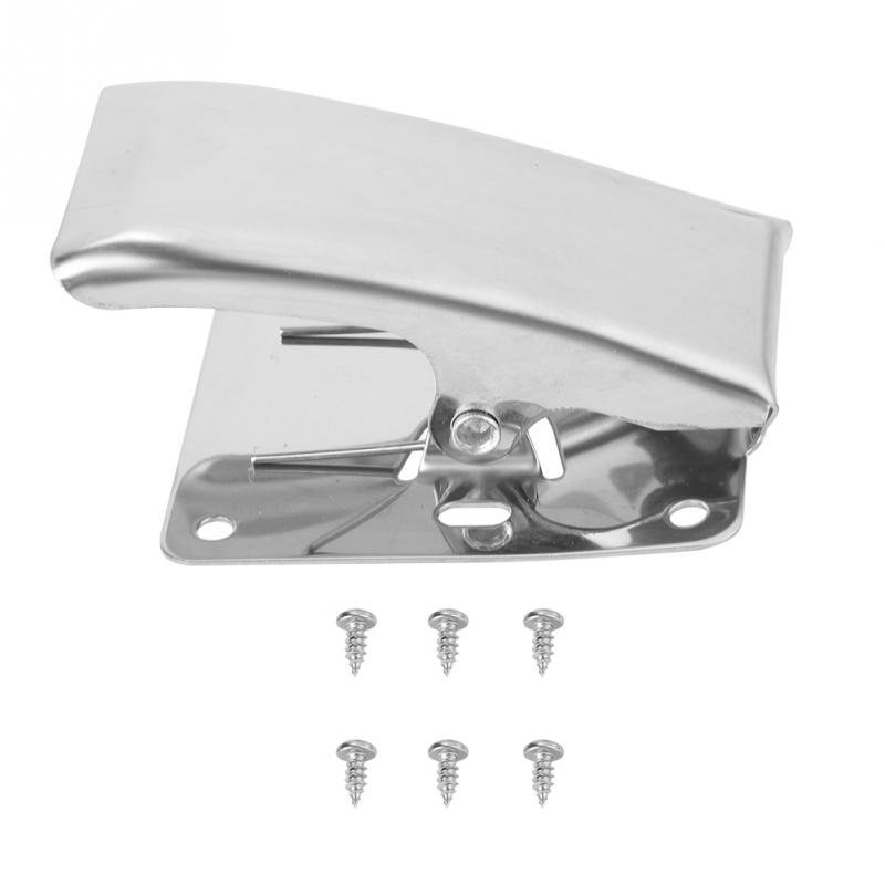 Stainless Steel Fish Fillet Clamp Deep-jaw Fish Tail Clip with Mounting Screws for Fishing Board Pesca Fish Cleaning Tools