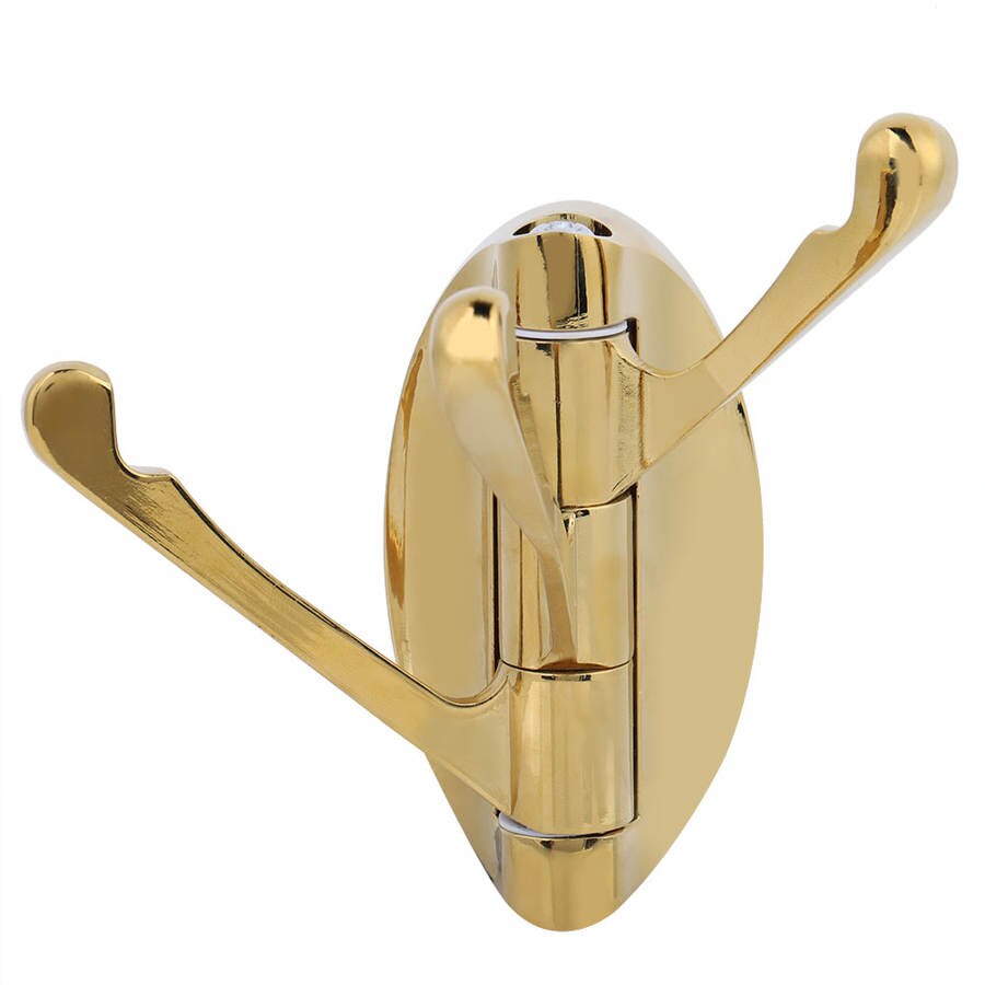 Zinc Alloy Hooks 180°Rotating Movable Hanging Hook for Bathroom Kitchen