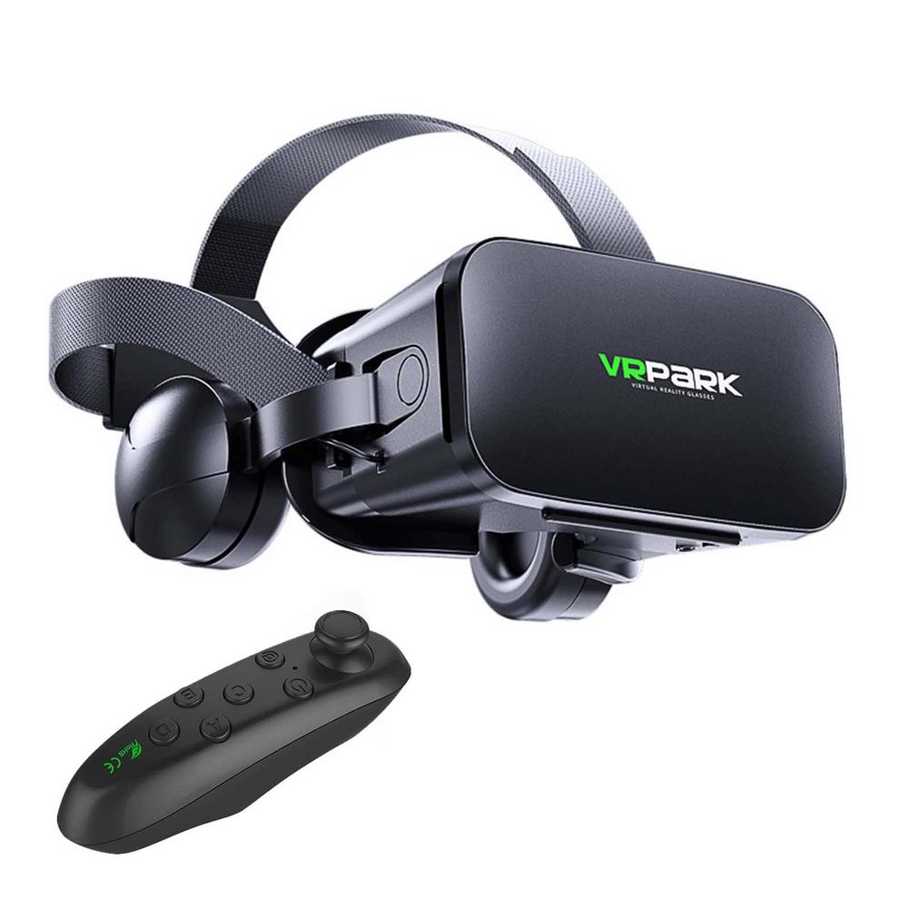 Verstelbare Vr Bril Headset Met Draadloze Bluetooth Handvat Oogbescherming 3D Glas Voor Android/Ios/Pc Voor ARM968E-S coer