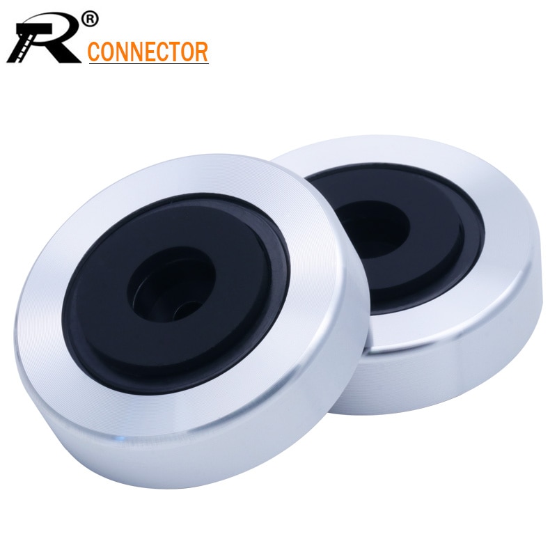 45*15mm Aluminum Plastic Amplifier Foot Feet Speaker Computer CD DVD Chassis Isolation Stand Base Pads Pack of 4PCS