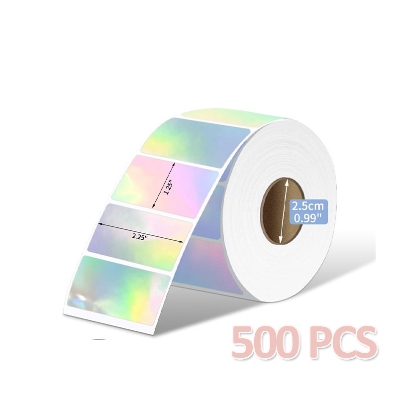 500 Stück Thermo-Etikettenpapier, runder Aufkleber, wasserfestes Etikett für , Kinderaufkleber, Logo, Dankeskarte, PM-241, PM-246S, D520S: Grün