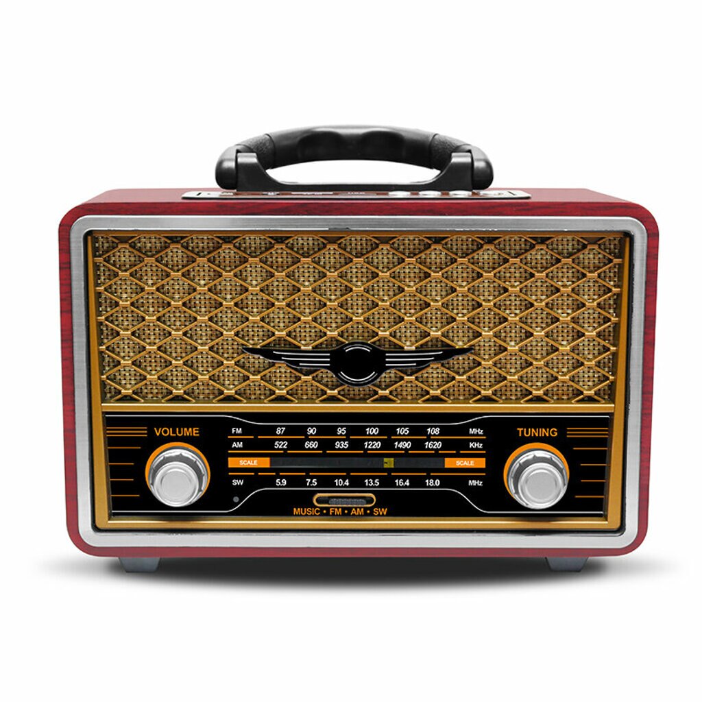 Retro Nostalgischen Radio Bluetooth Lautsprecher USB TF AUX Meier M156BT